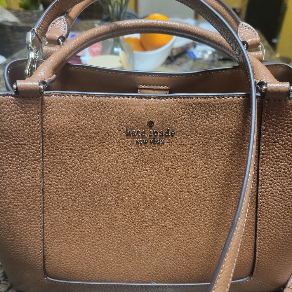 Kate Spade Tan Leather Satchel